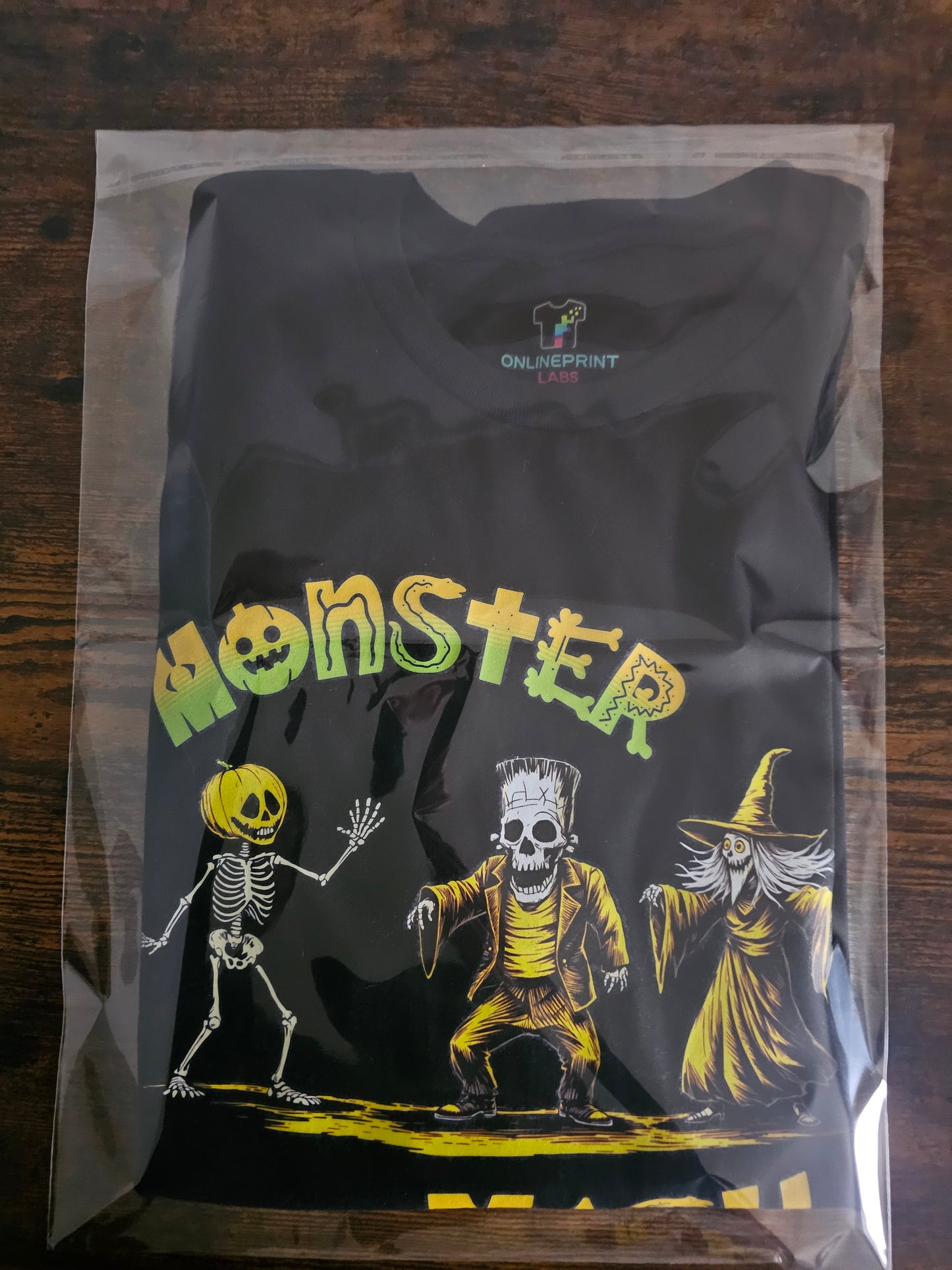 Monster Mash Halloween T-Shirt | Funny Dancing Skeleton Witch Frankenstein Retro Spooky Season