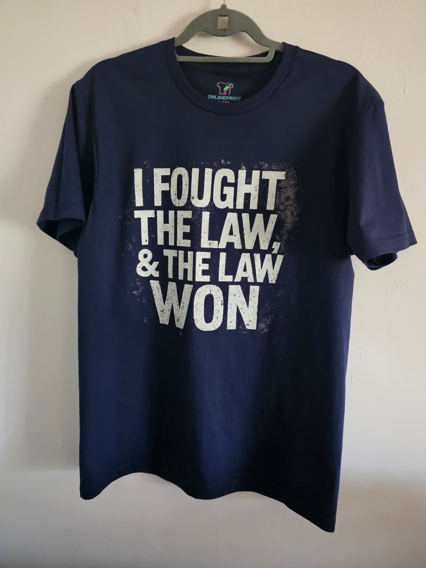 Fought the Law T-Shirt Rock Song Lyric Shirt