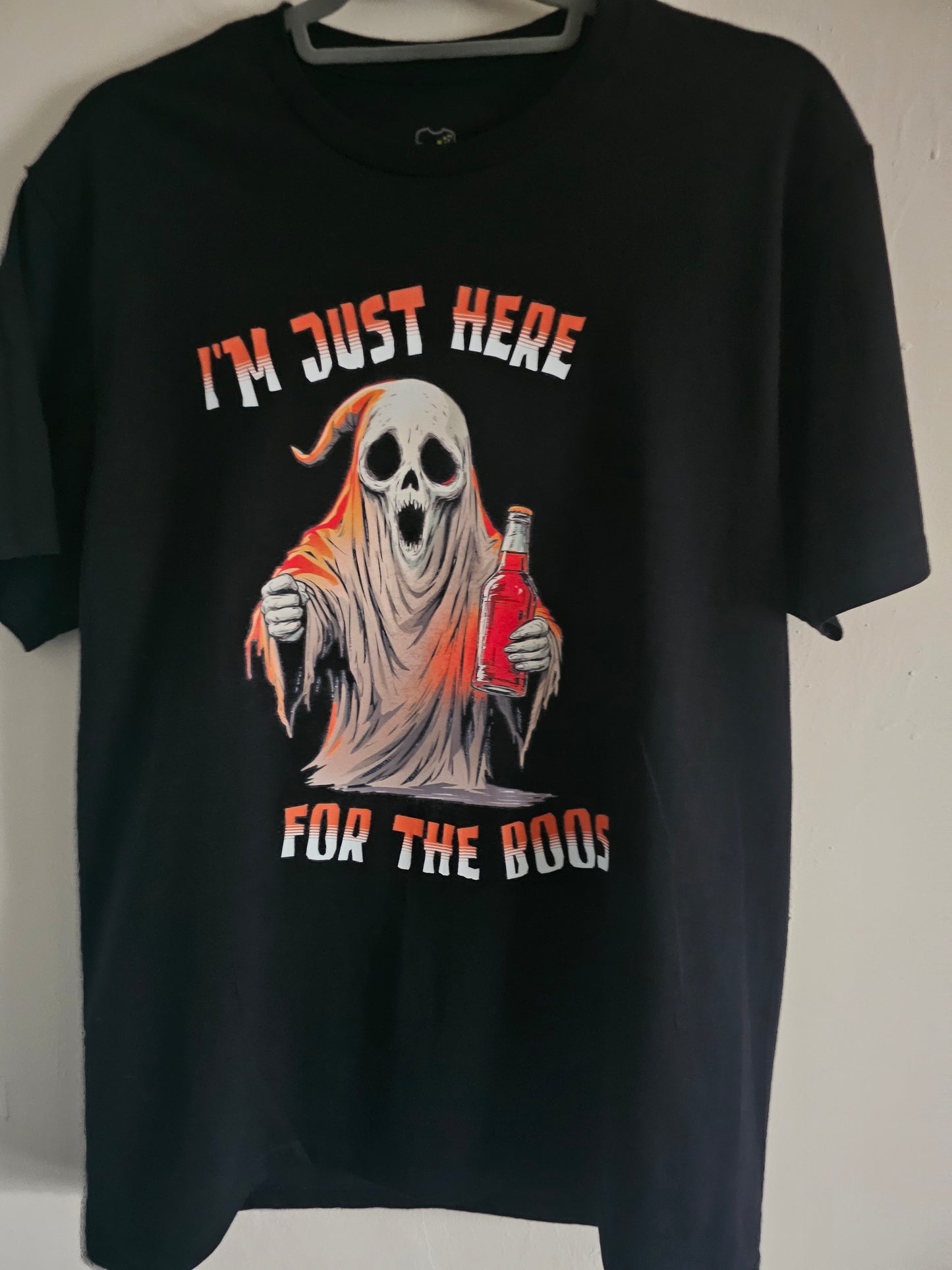 Funny Halloween Ghost T-Shirt | “I’m Just Here for the Boos”
