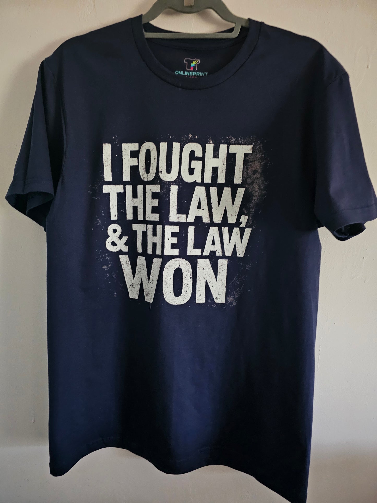 Fought the Law T-Shirt Rock Song Lyric Shirt