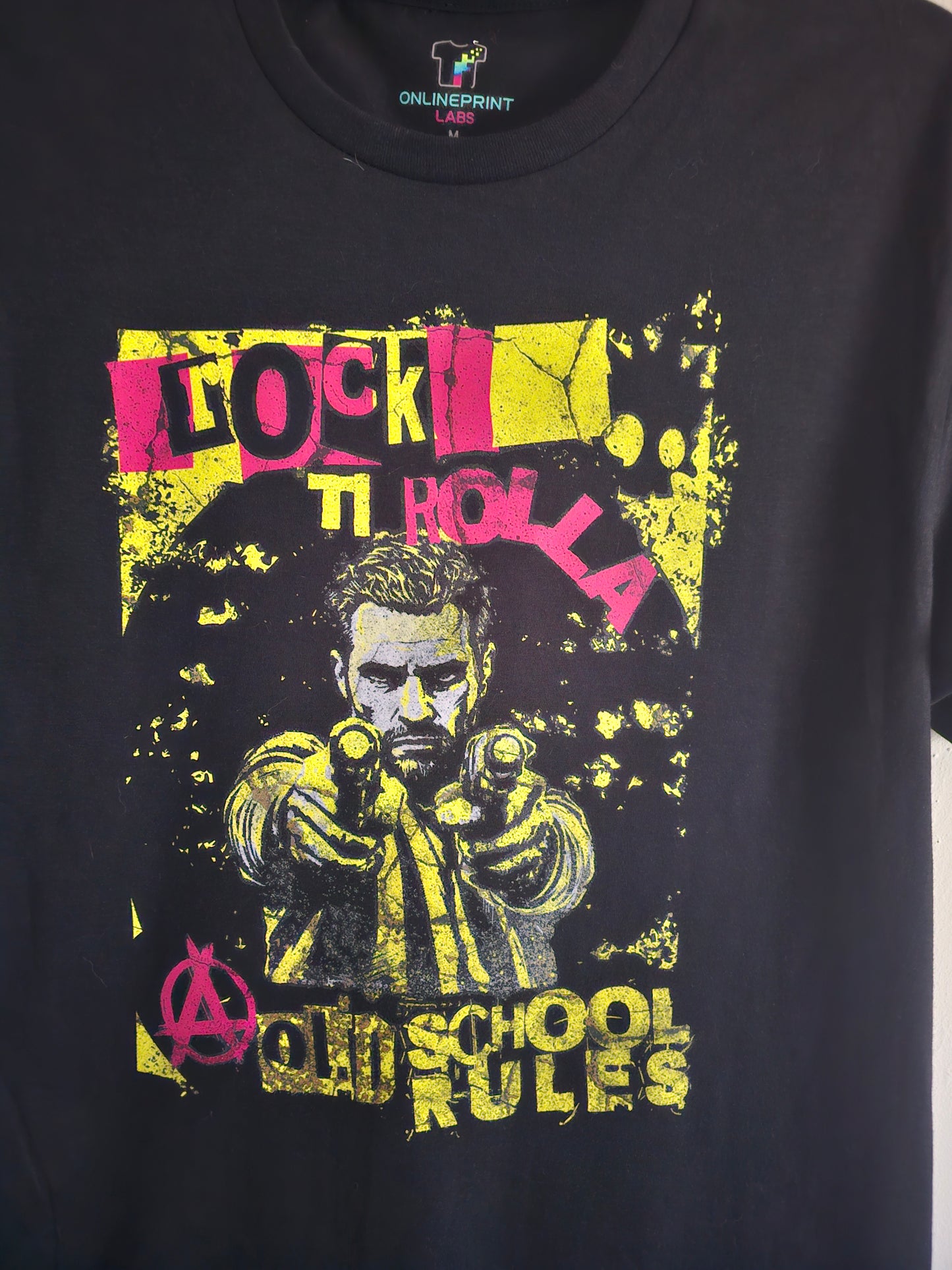 Rock n Rolla T-Shirt | Punk Rock Style Graphic  Vintage Distressed Shirt