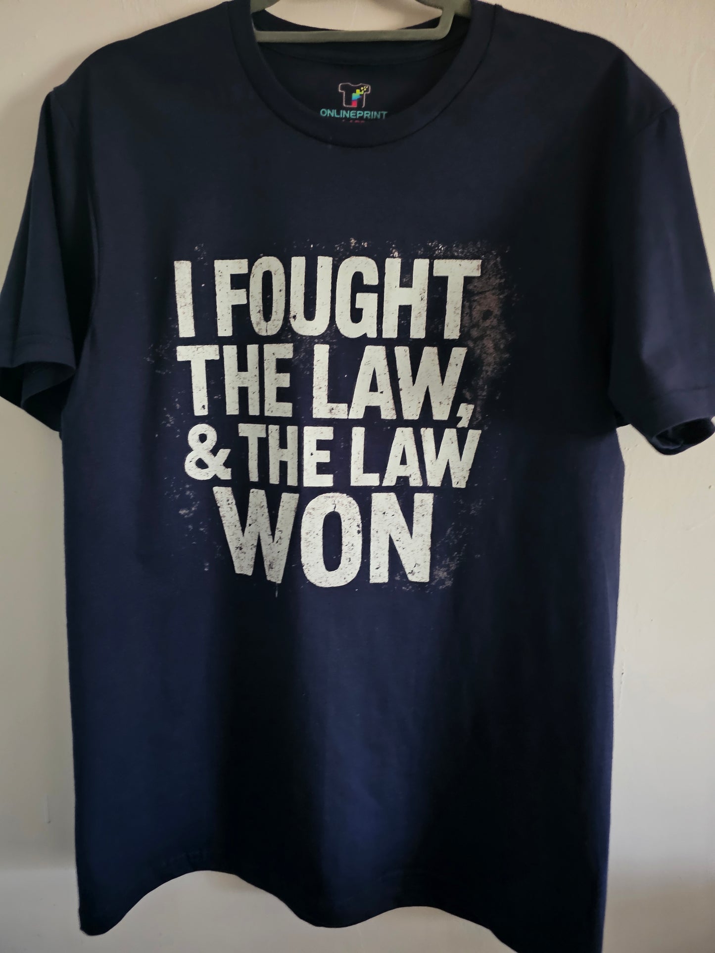 Fought the Law T-Shirt Rock Song Lyric Shirt