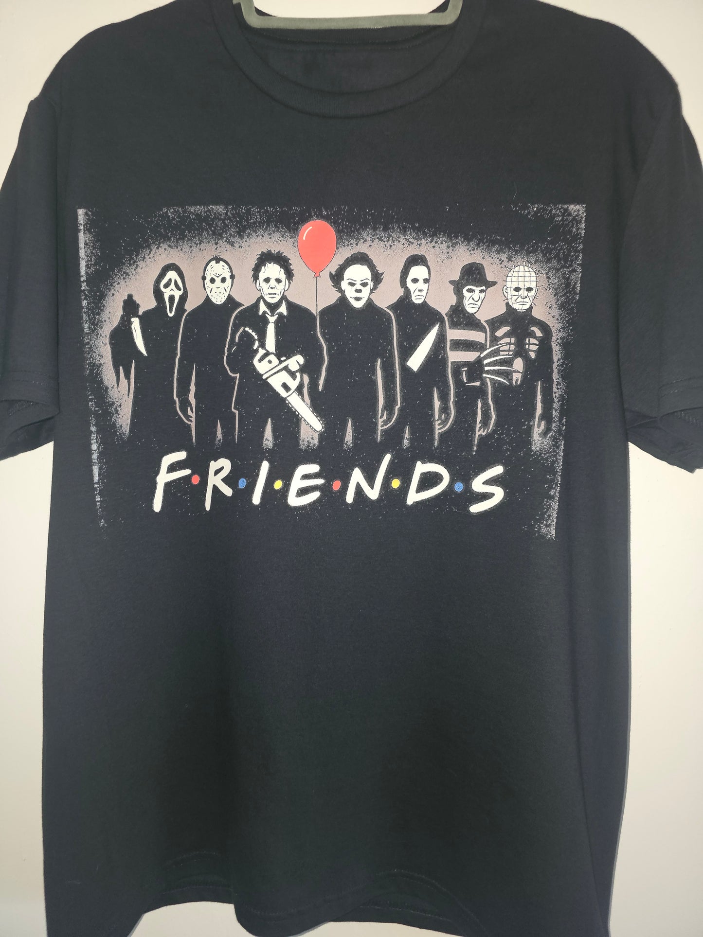 Horror Movie Friends T-Shirt Scary Movie Characters Funny Halloween Horror Shirt