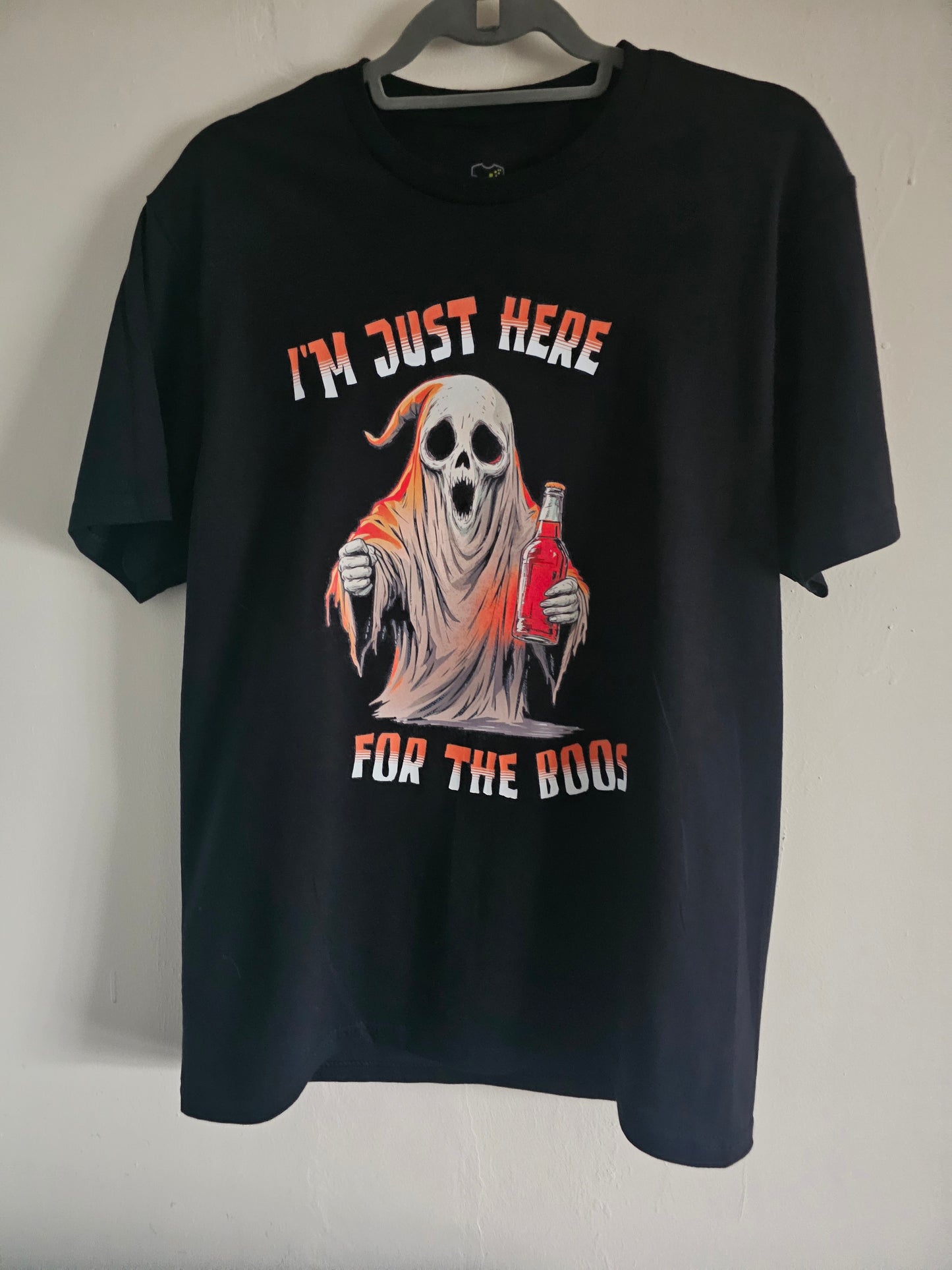 Funny Halloween Ghost T-Shirt | “I’m Just Here for the Boos”