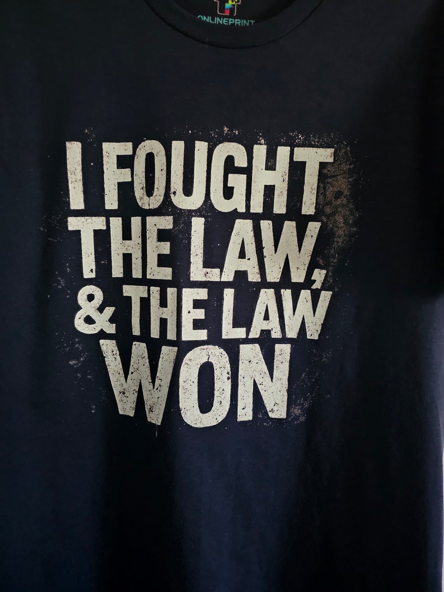 Fought the Law T-Shirt Rock Song Lyric Shirt