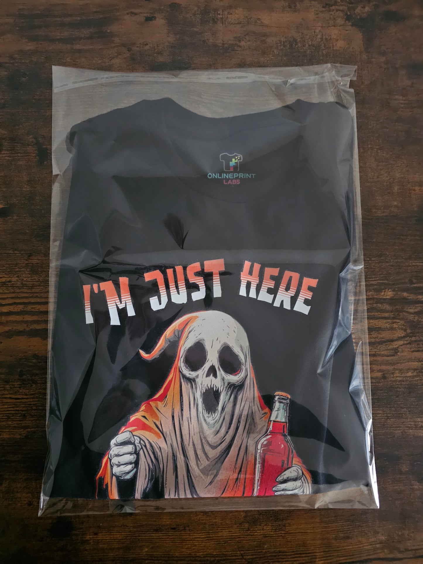Funny Halloween Ghost T-Shirt | “I’m Just Here for the Boos”