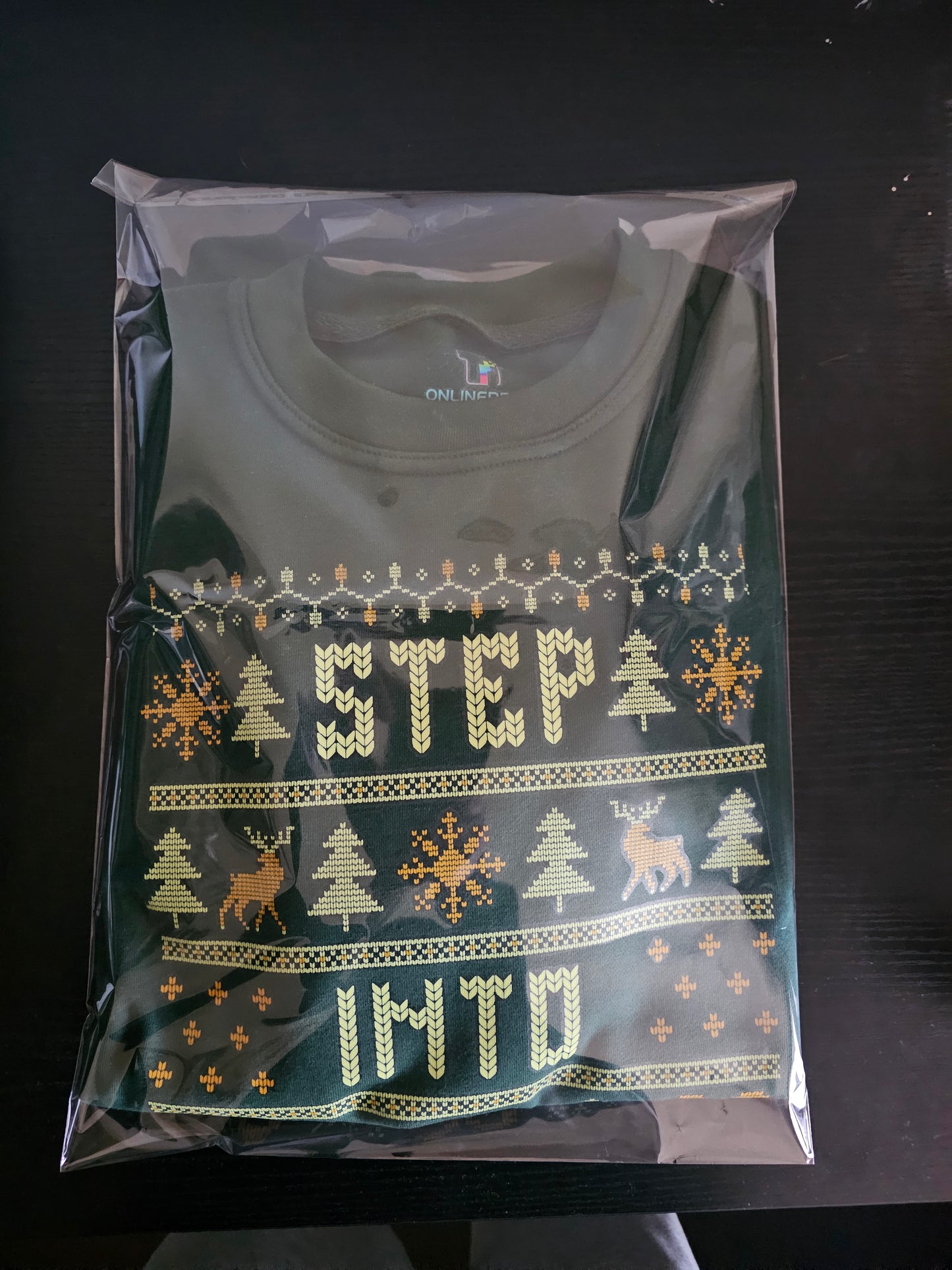 Step Into Christmas Sweatshirt | Funny Ugly Christmas Sweater Style Jumper